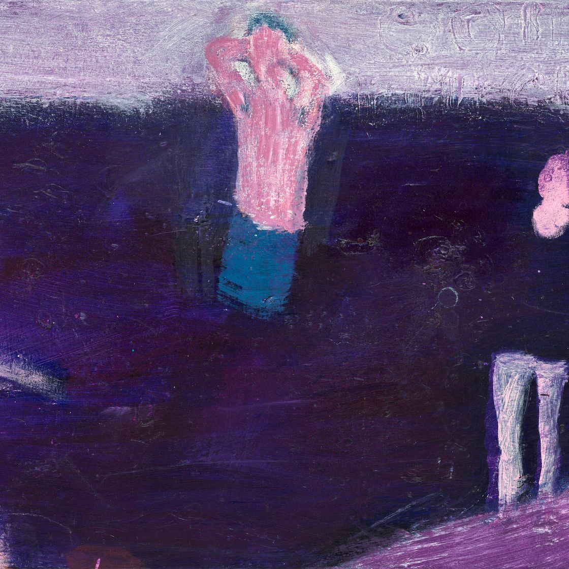 Katherine Bernhardt — Пляжный заплыв Пурпурного цвета