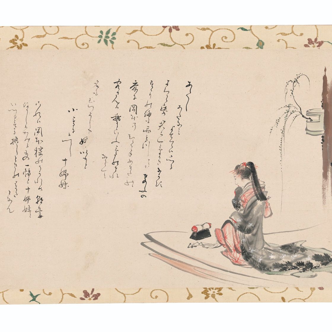Katsushika Hokusai — Митате Асадзума бунэ (пародия на лодку Асадзума), 1804-05, изображение 5
