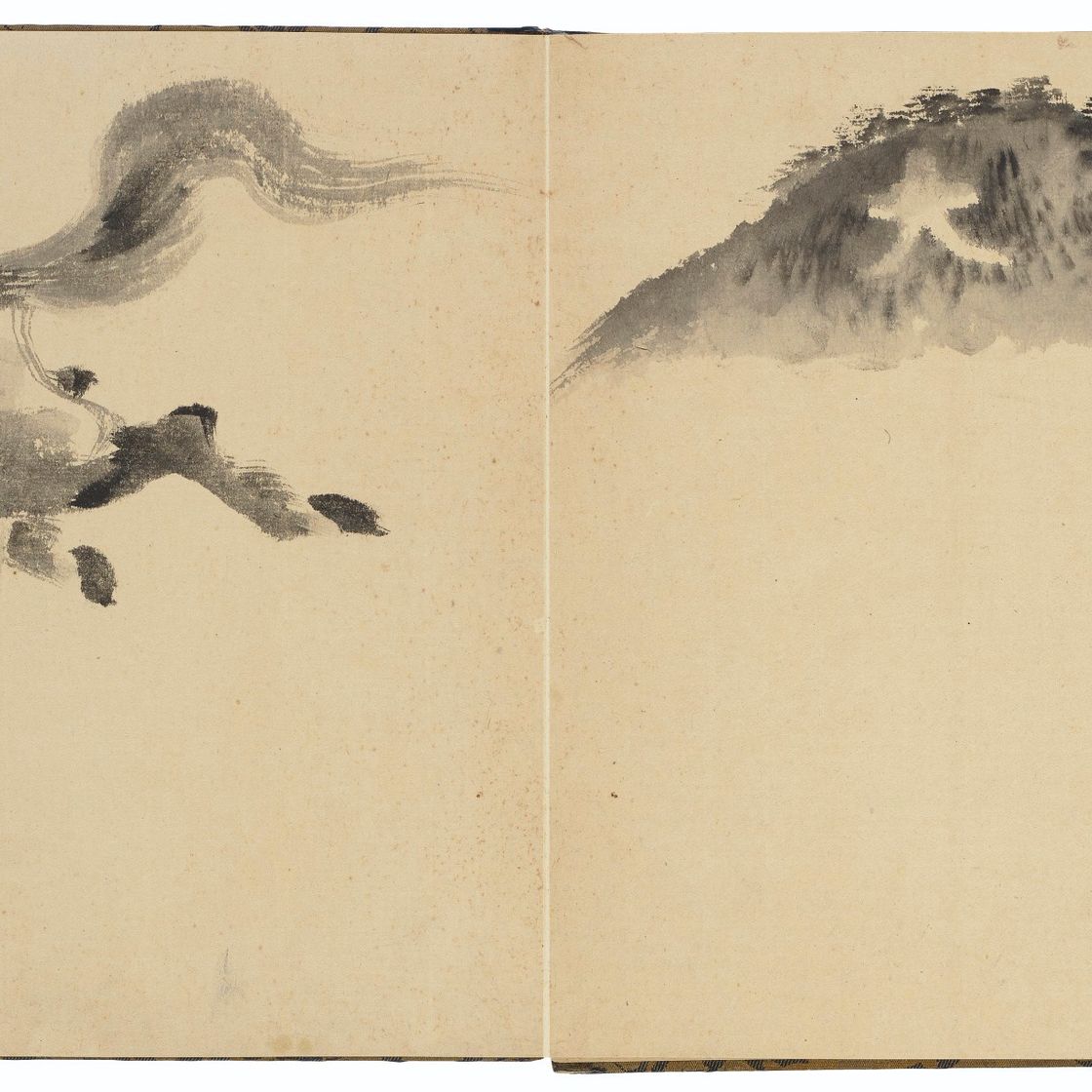 Katsushika Hokusai — Рисунки цветов, птиц и фигур, изображение 8