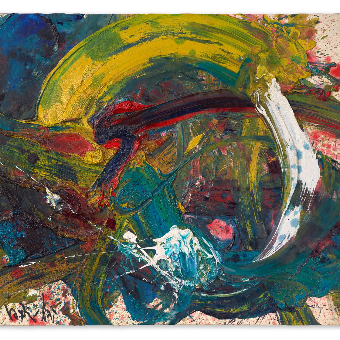 Kazuo Shiraga — Без названия T33, изображение 1