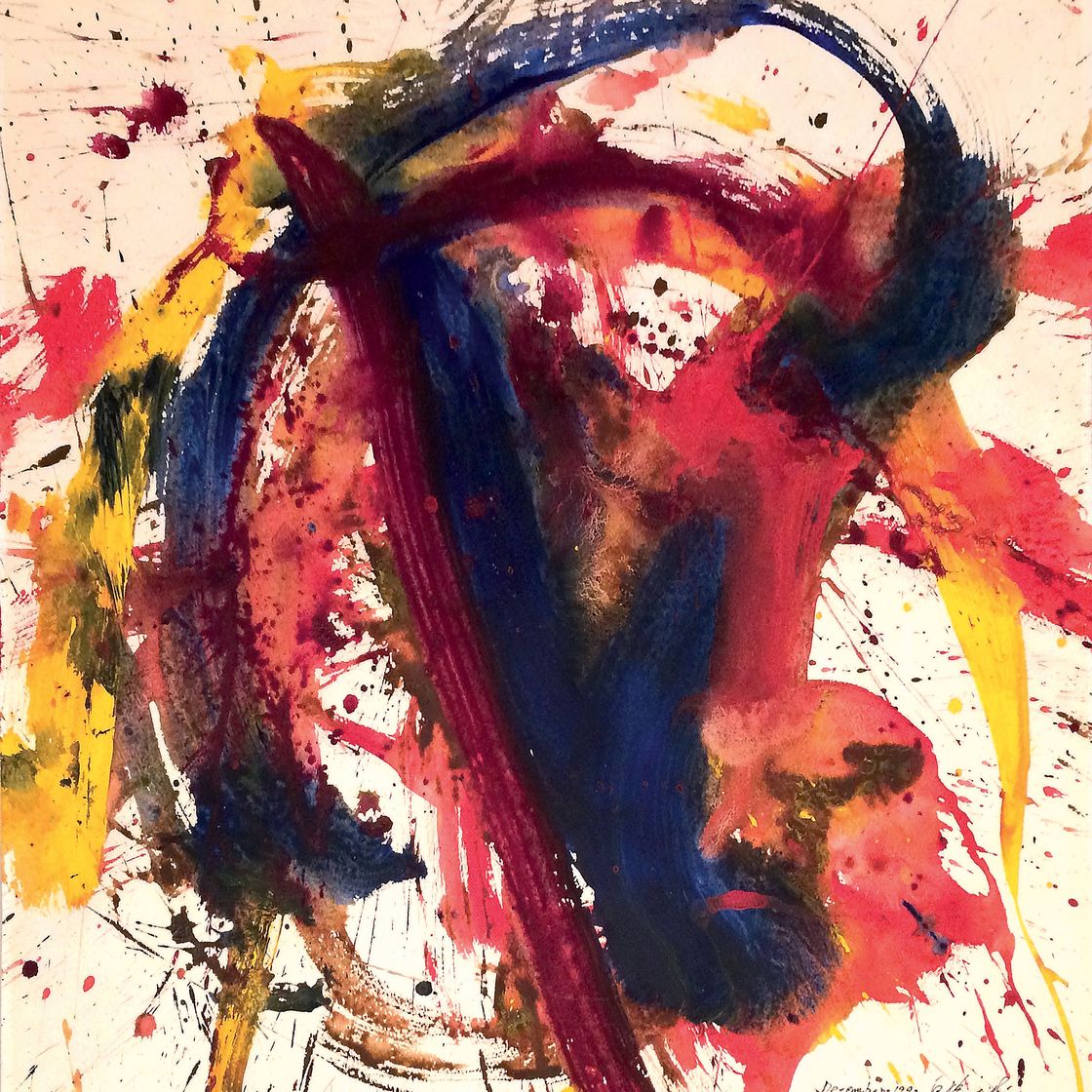 Kazuo Shiraga — Хербстберг (Осенняя гора)