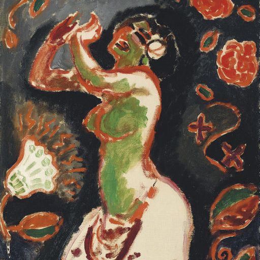 Kees van Dongen — Анита в цветах