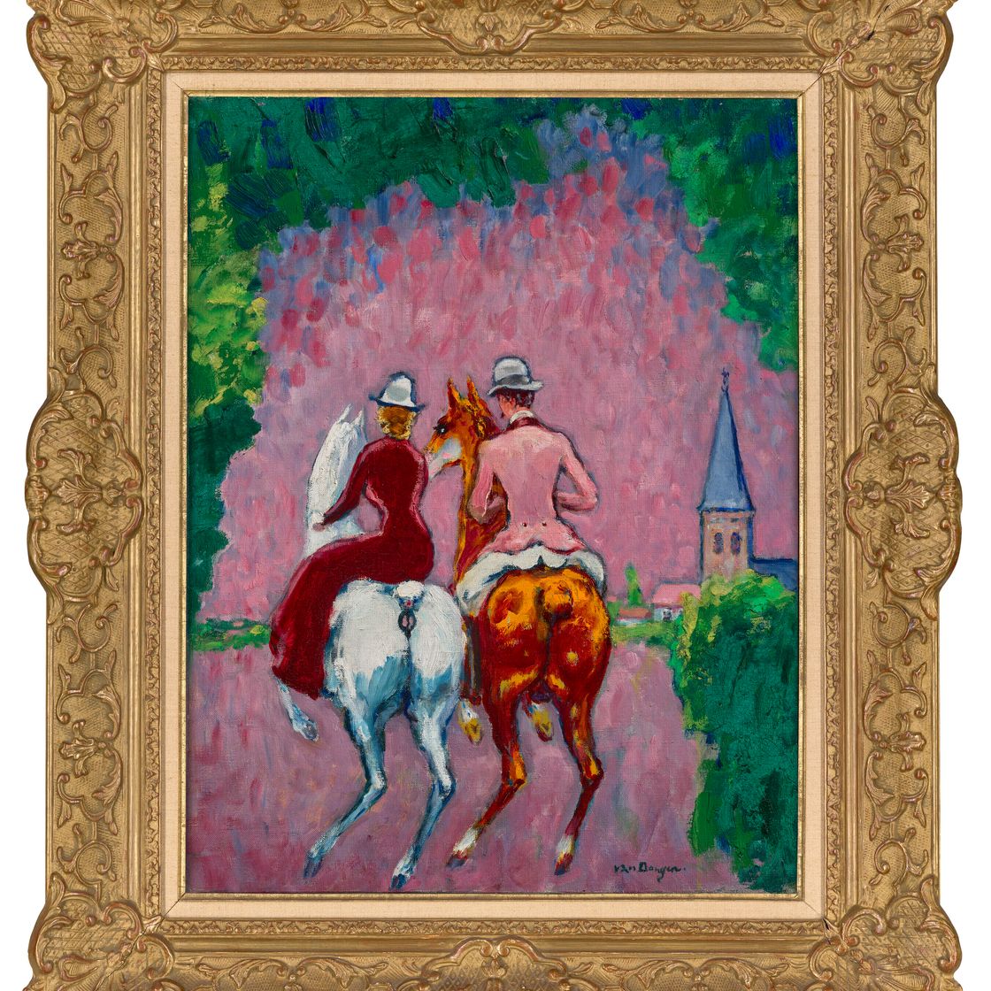 Kees van Dongen — Двое кавалеров в лесу, изображение 2