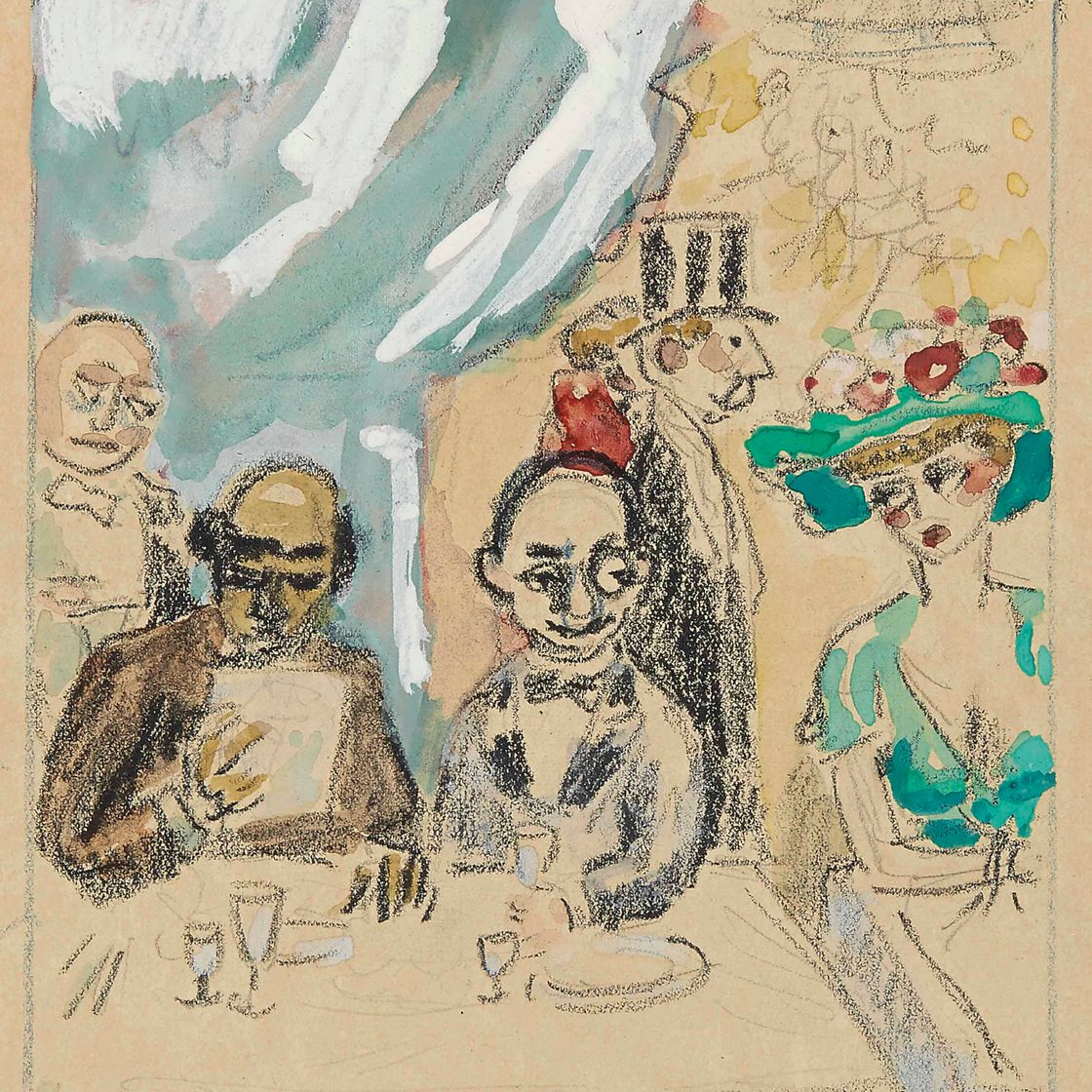 Kees van Dongen — Макс и Маноло в ресторане в Луке