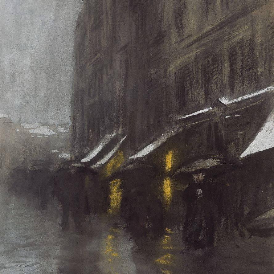 Kees van Dongen — Сцена на улице