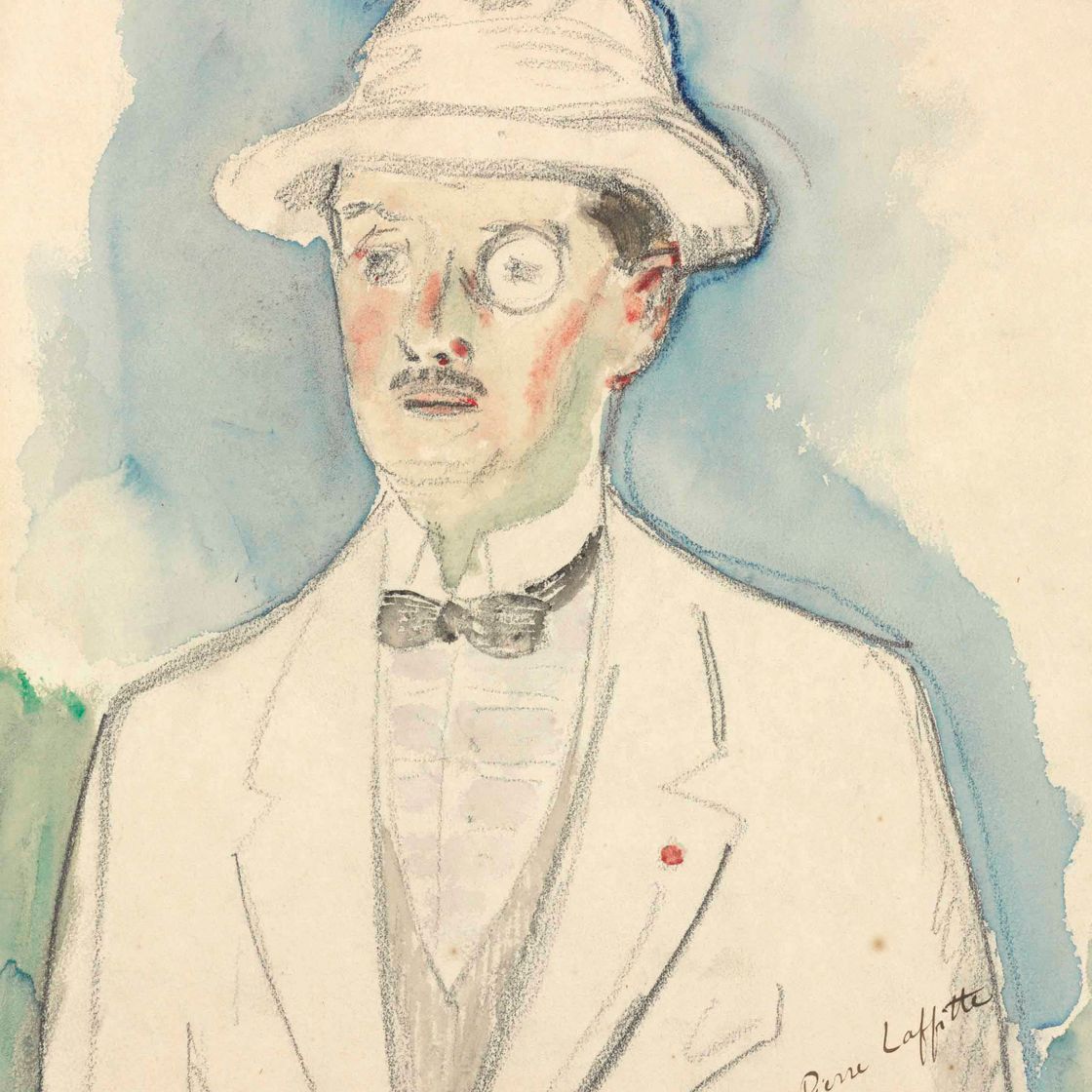Kees van Dongen — Портрет Пьера Лаффита