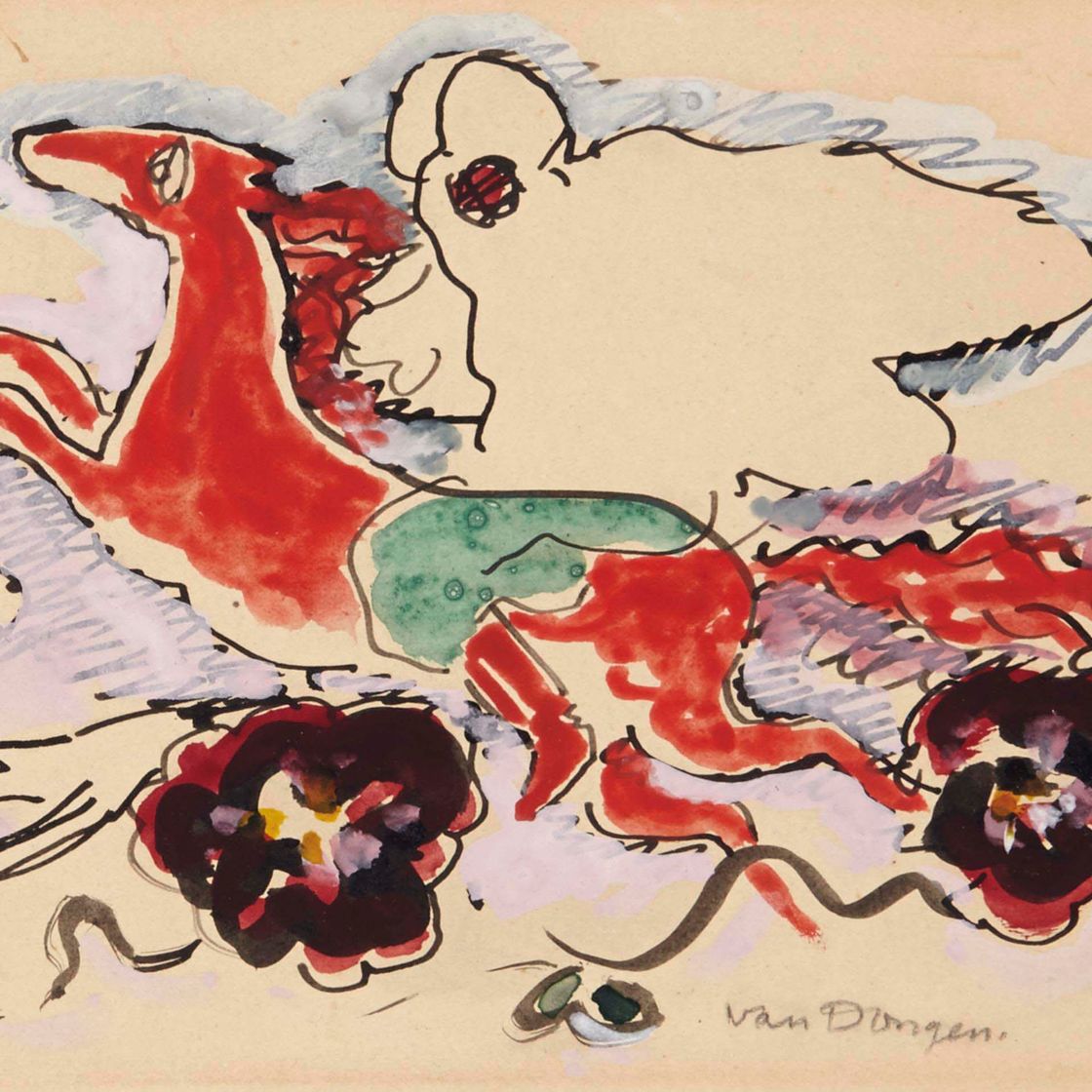 Kees van Dongen — Кавалер-сюр-шеваль-руж