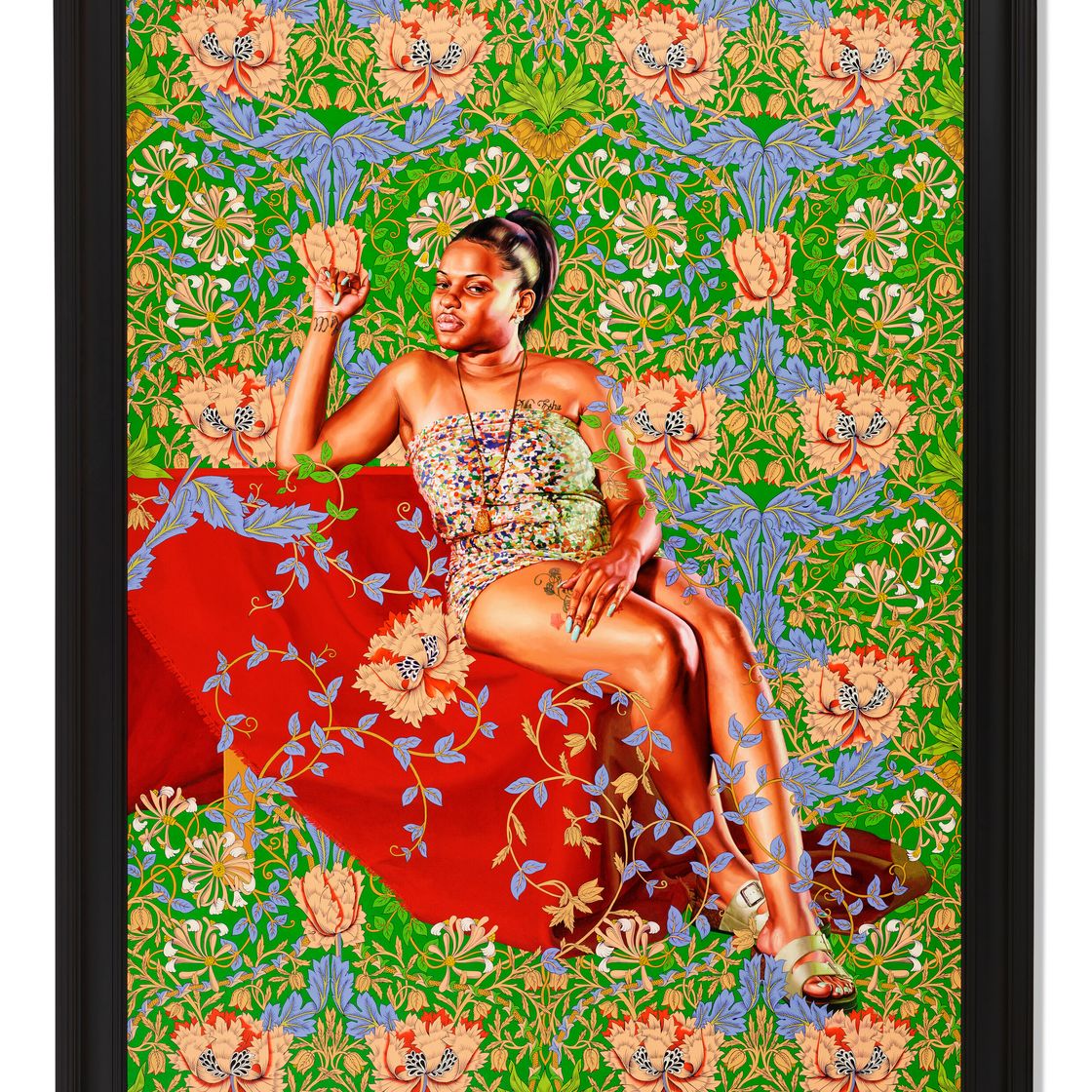 Kehinde Wiley — Святой Иероним, слышащий трубу Страшного суда, изображение 1