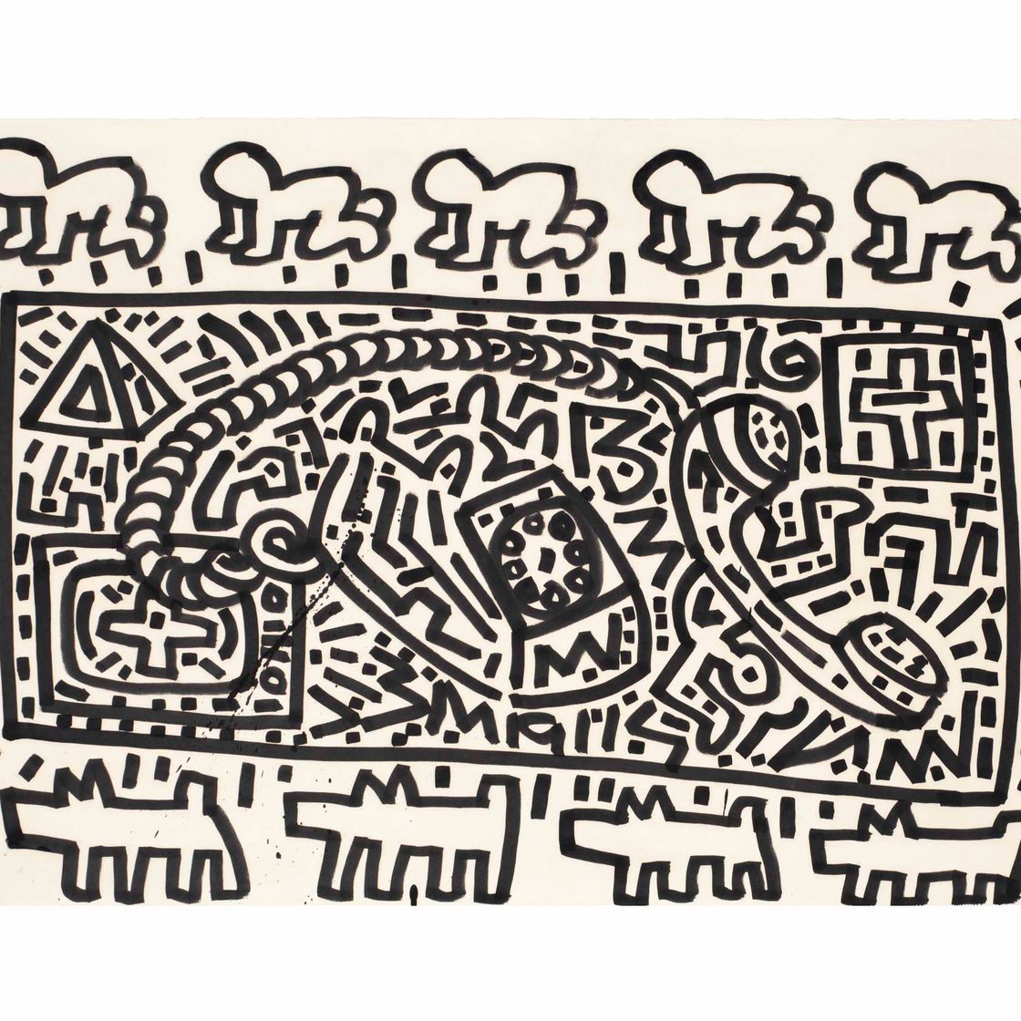 Keith Haring — Без названия