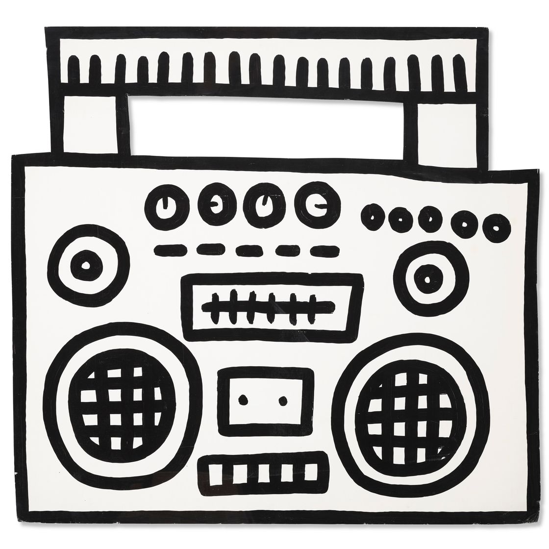 Keith Haring — Без названия (Бумбокс), изображение 1