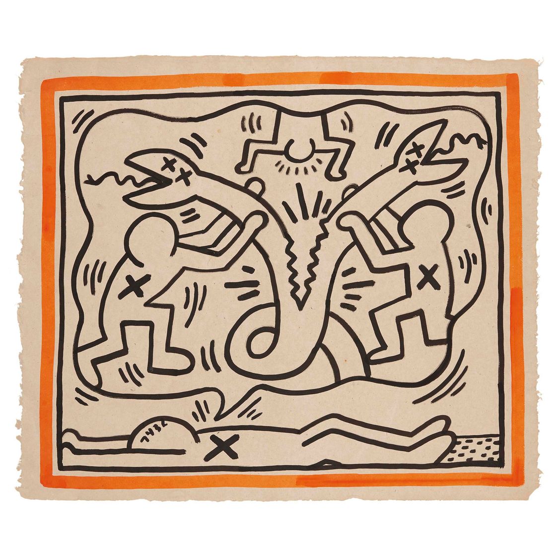 Keith Haring — Без названия