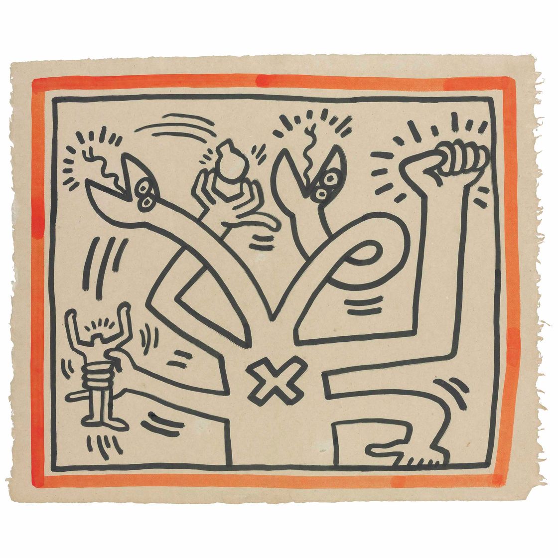 Keith Haring — Без названия