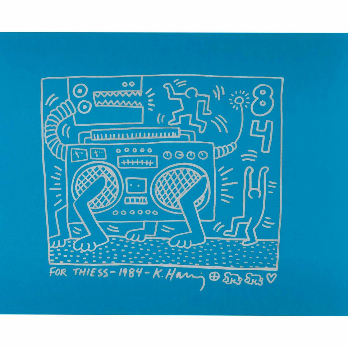 Keith Haring — Радио-собака