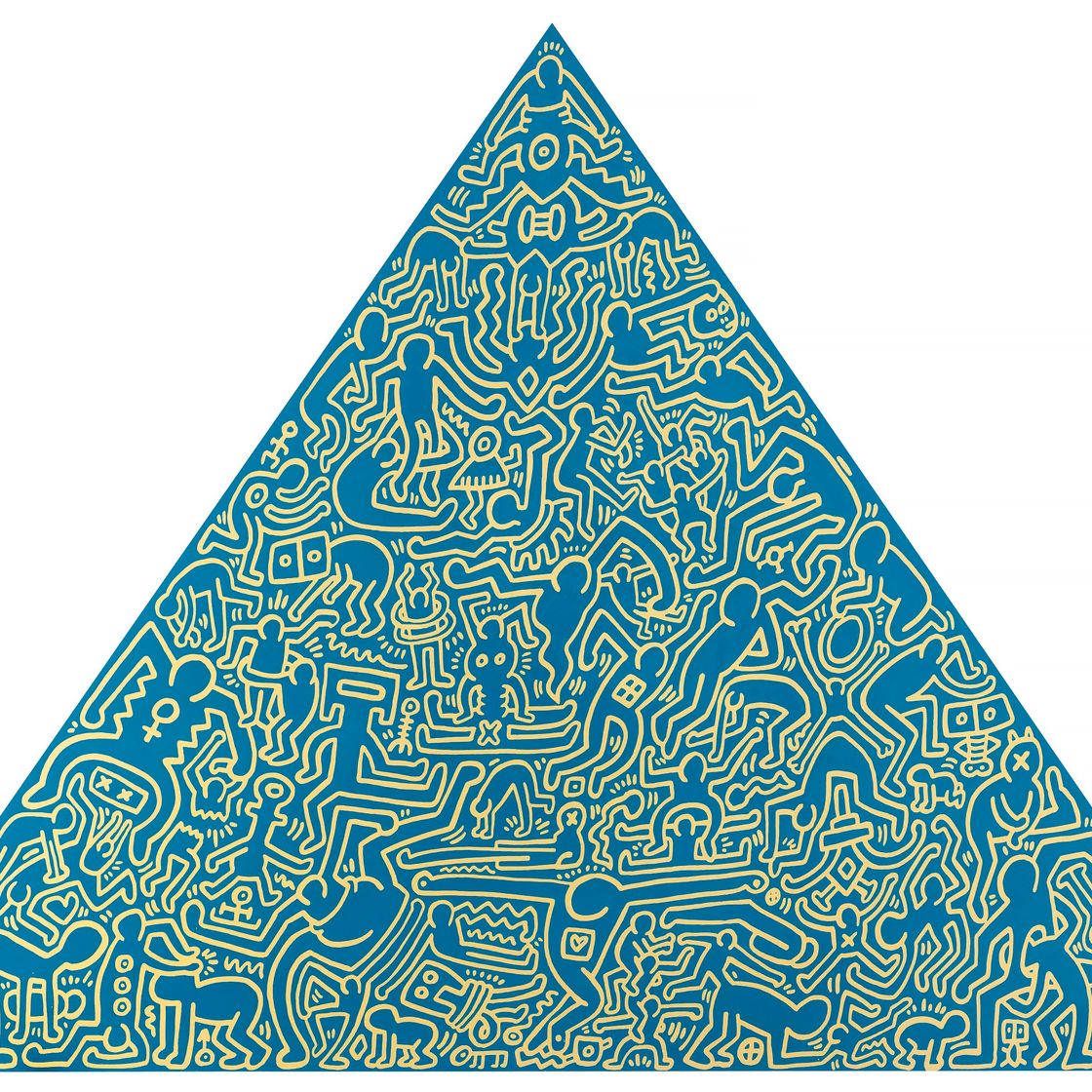 Keith Haring — Пирамиды : один отпечаток
