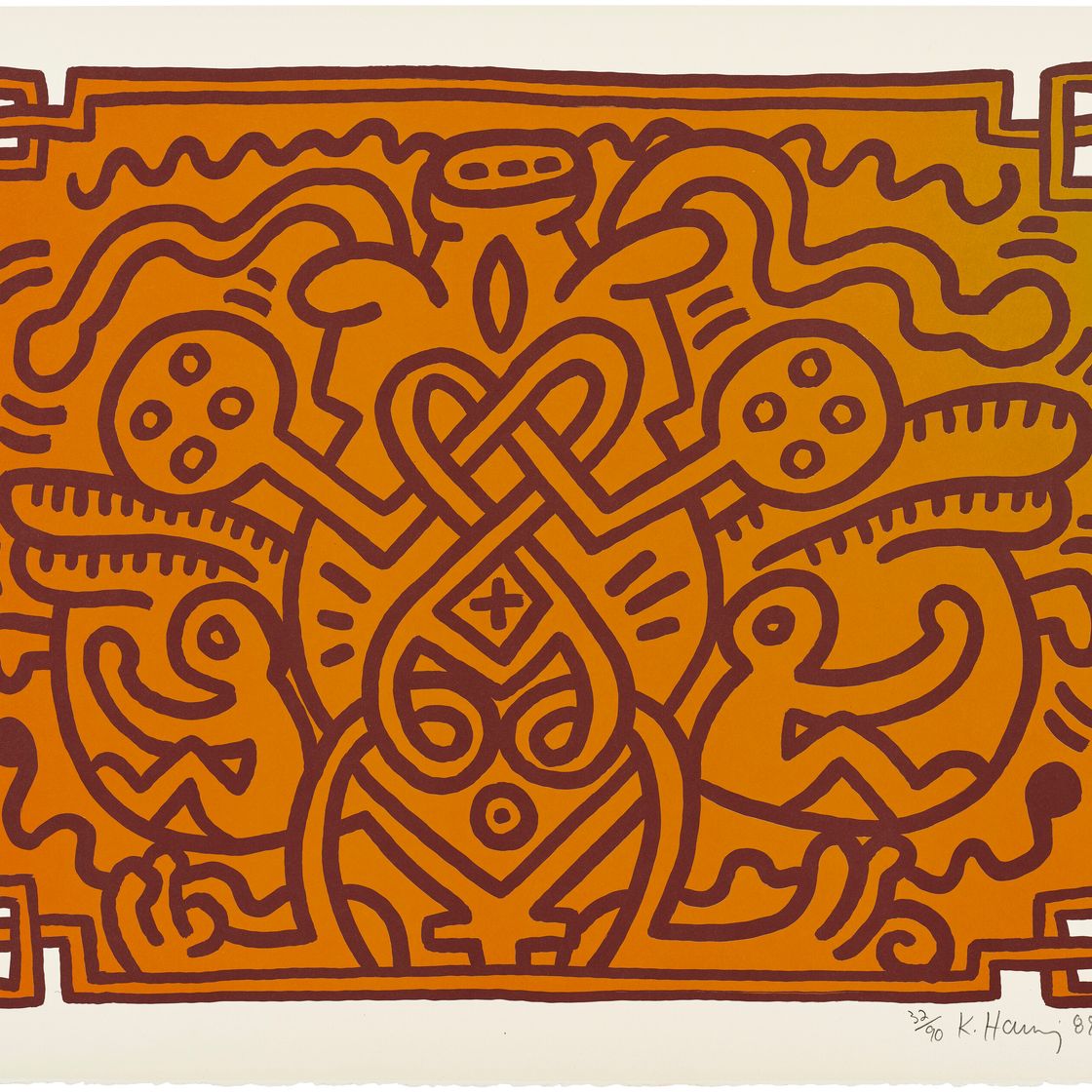 Keith Haring — Шоколадный Будда 1-5, изображение 5