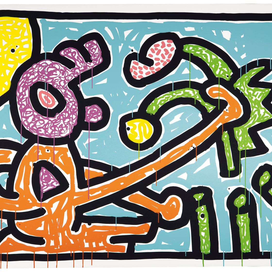 Keith Haring — Цветки 1-5, изображение 3