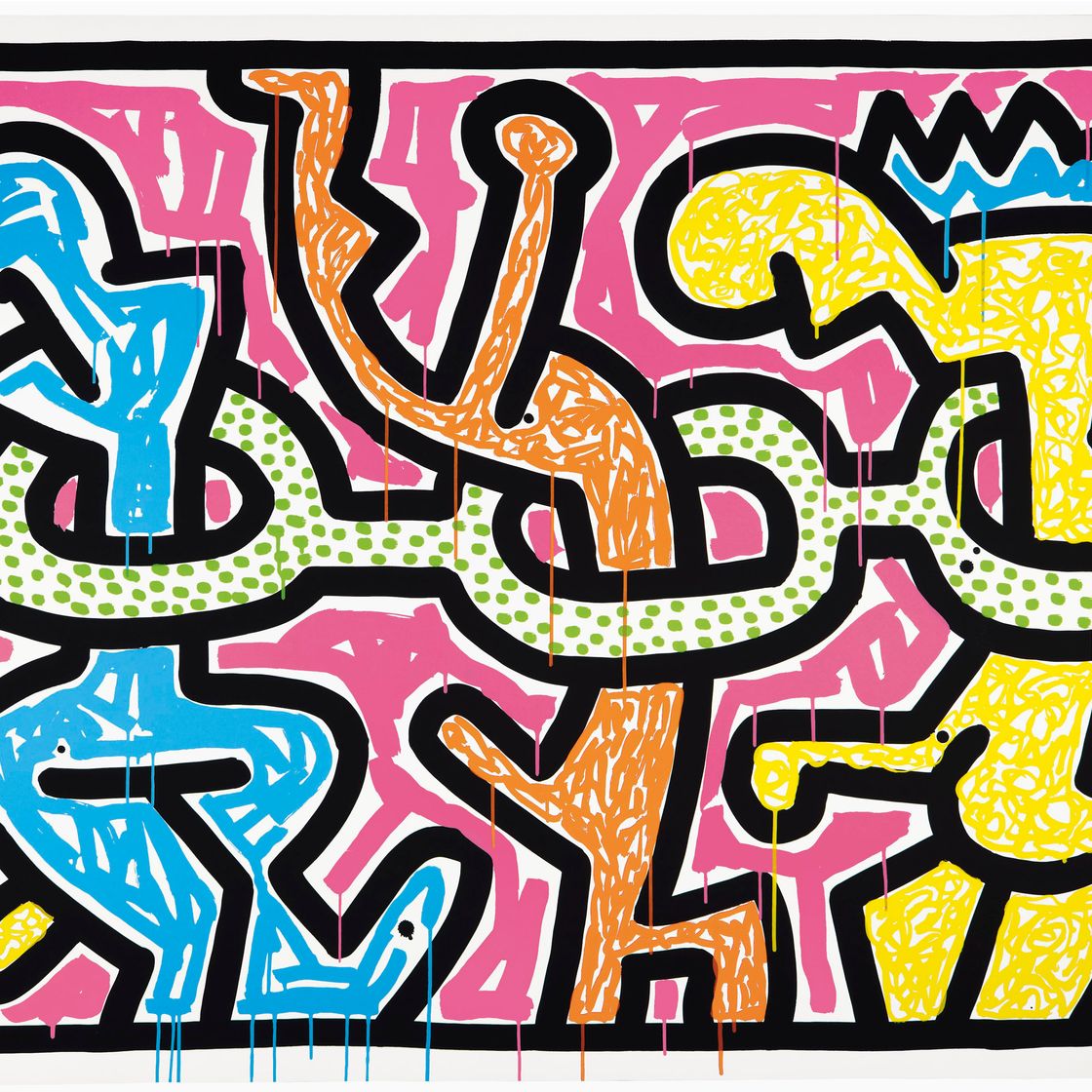 Keith Haring — Цветки 1-5, изображение 4