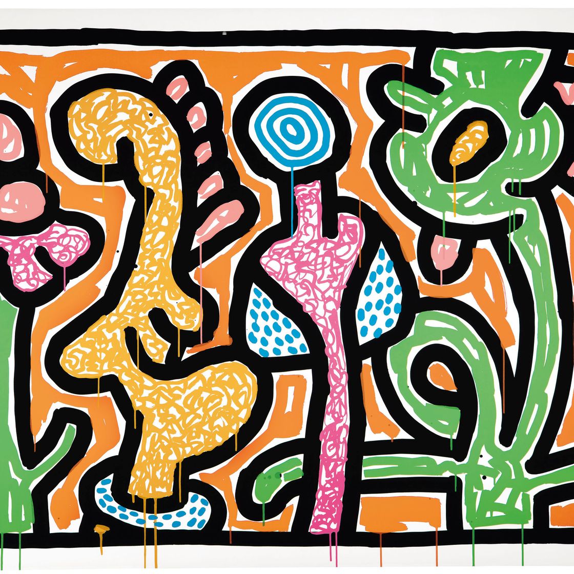 Keith Haring — Цветки 1-5, изображение 6