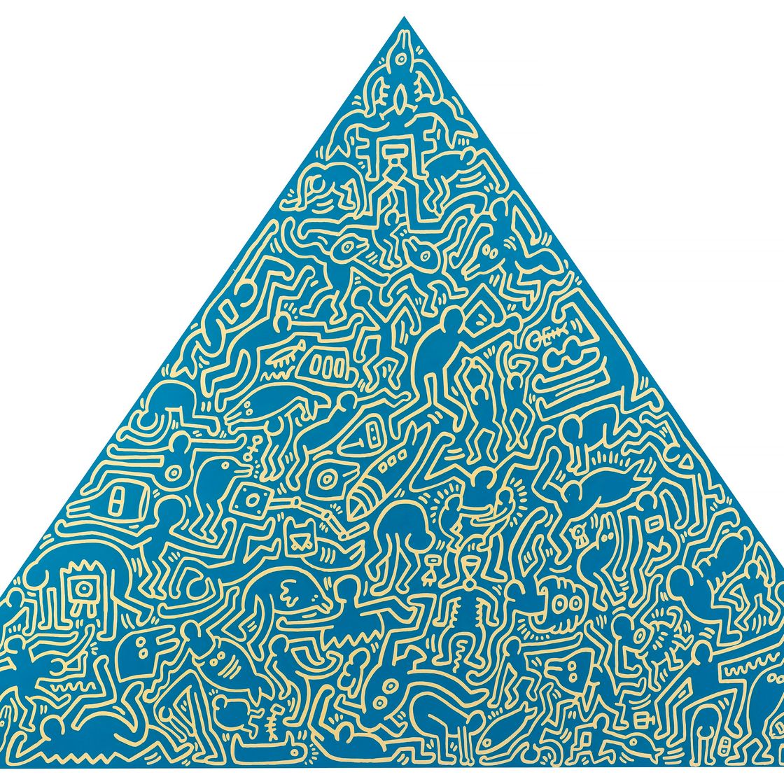 Keith Haring — Пирамиды : один отпечаток