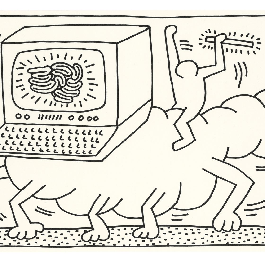 Keith Haring — Без названия