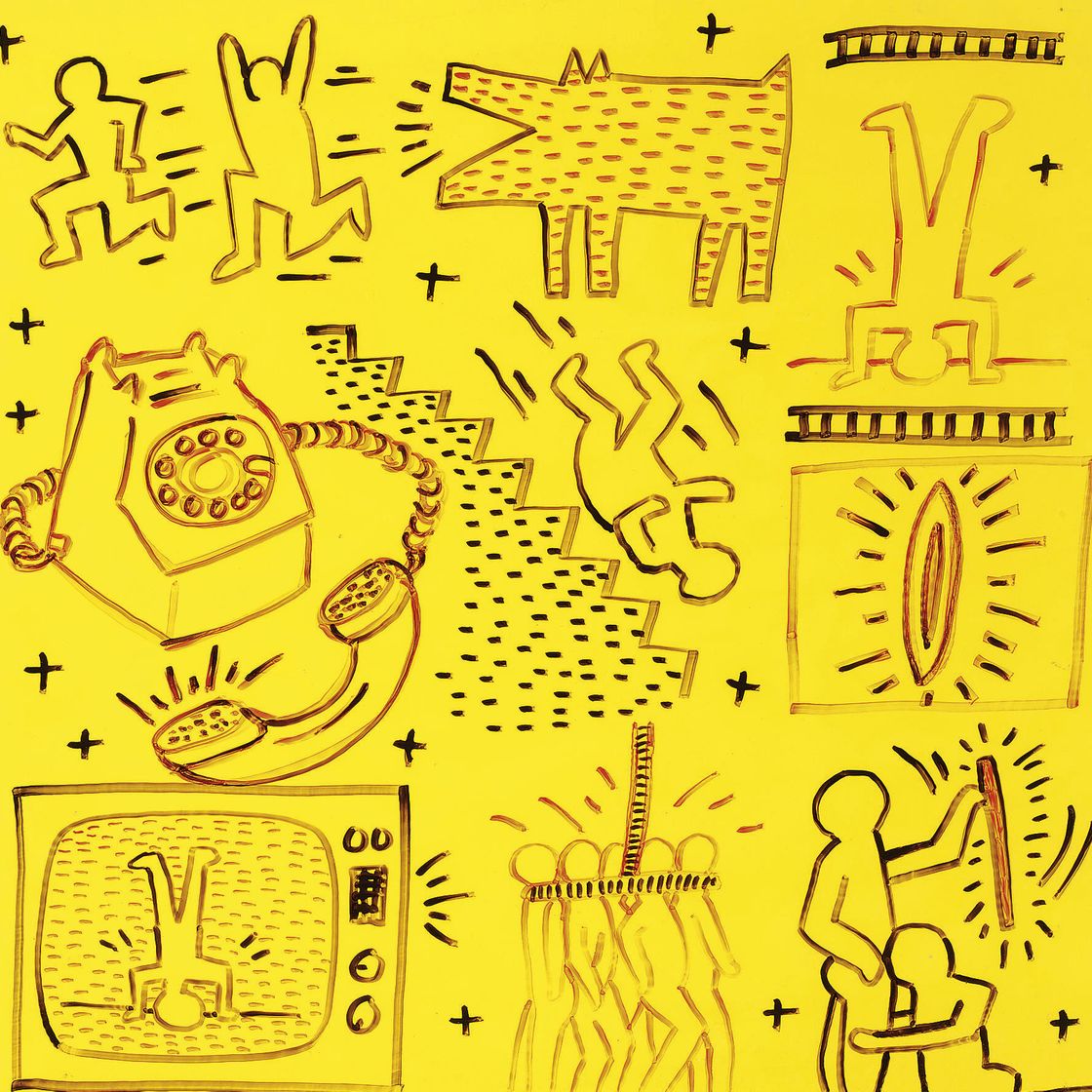 Keith Haring — Без названия