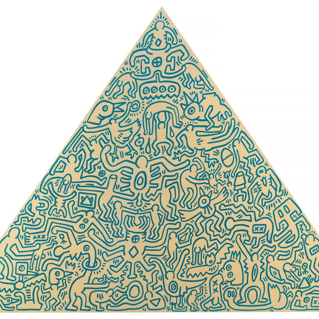 Keith Haring — Пирамида s: один отпечаток