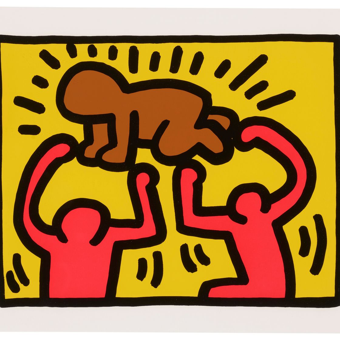 Keith Haring — Pop Shop IV : один отпечаток, изображение 1