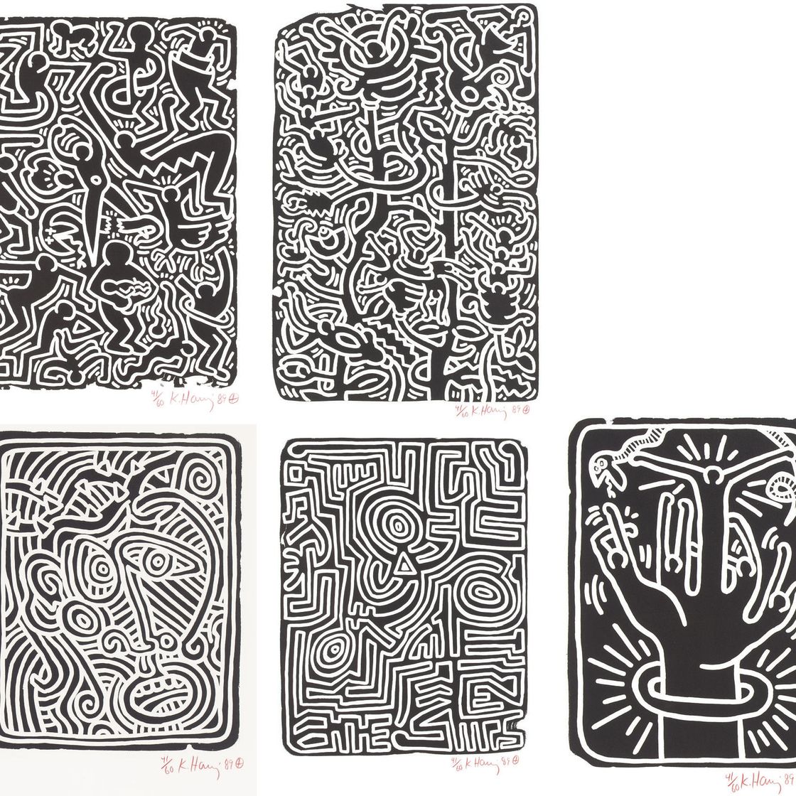 Keith Haring — Камни