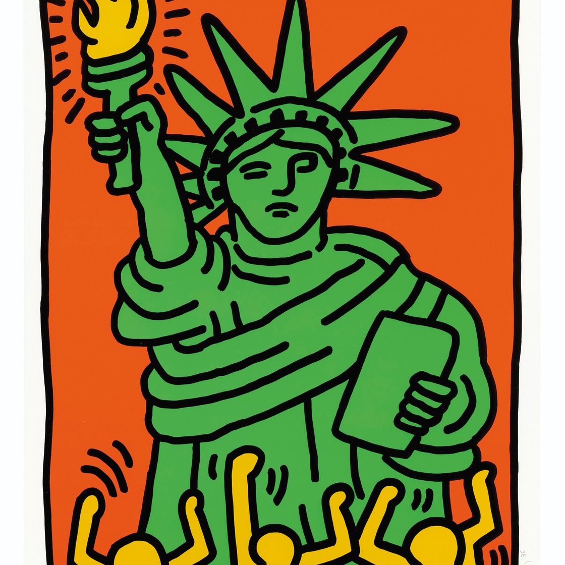 Keith Haring — Статуя свободы