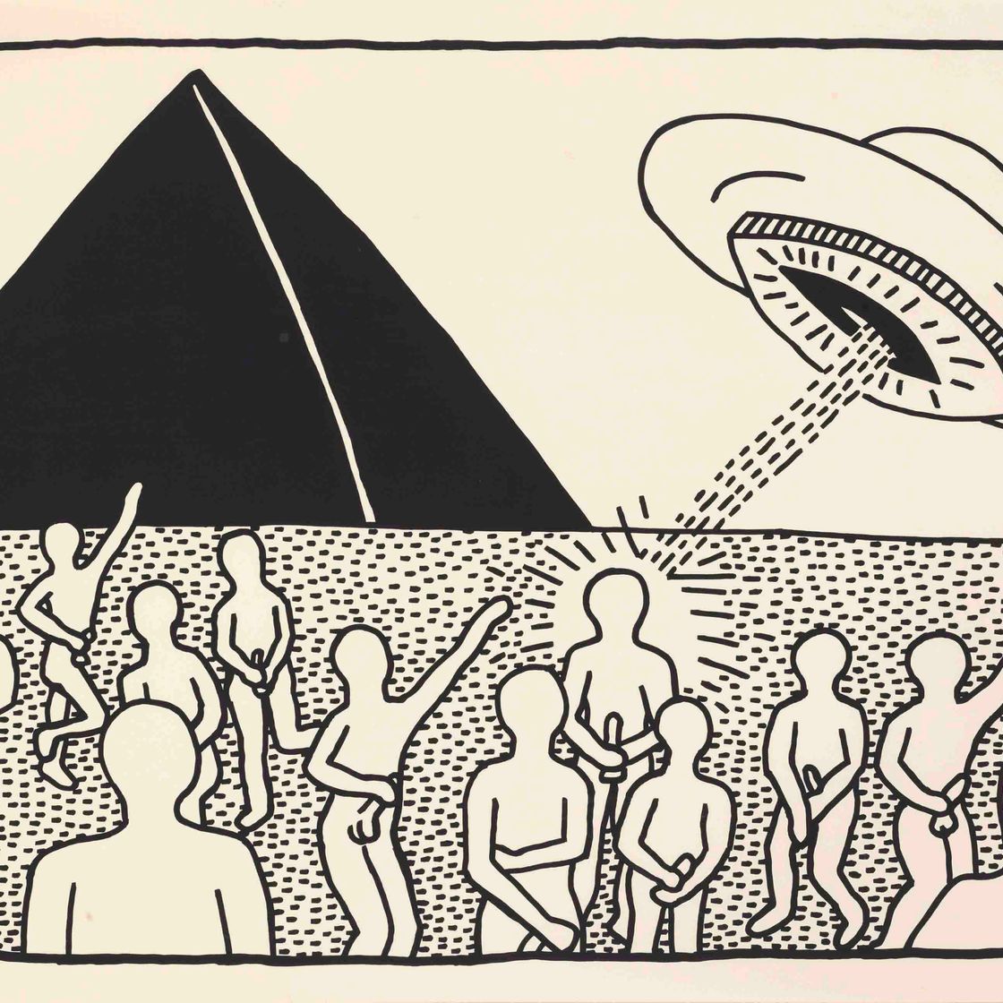Keith Haring — Основные чертежи: одна пластина