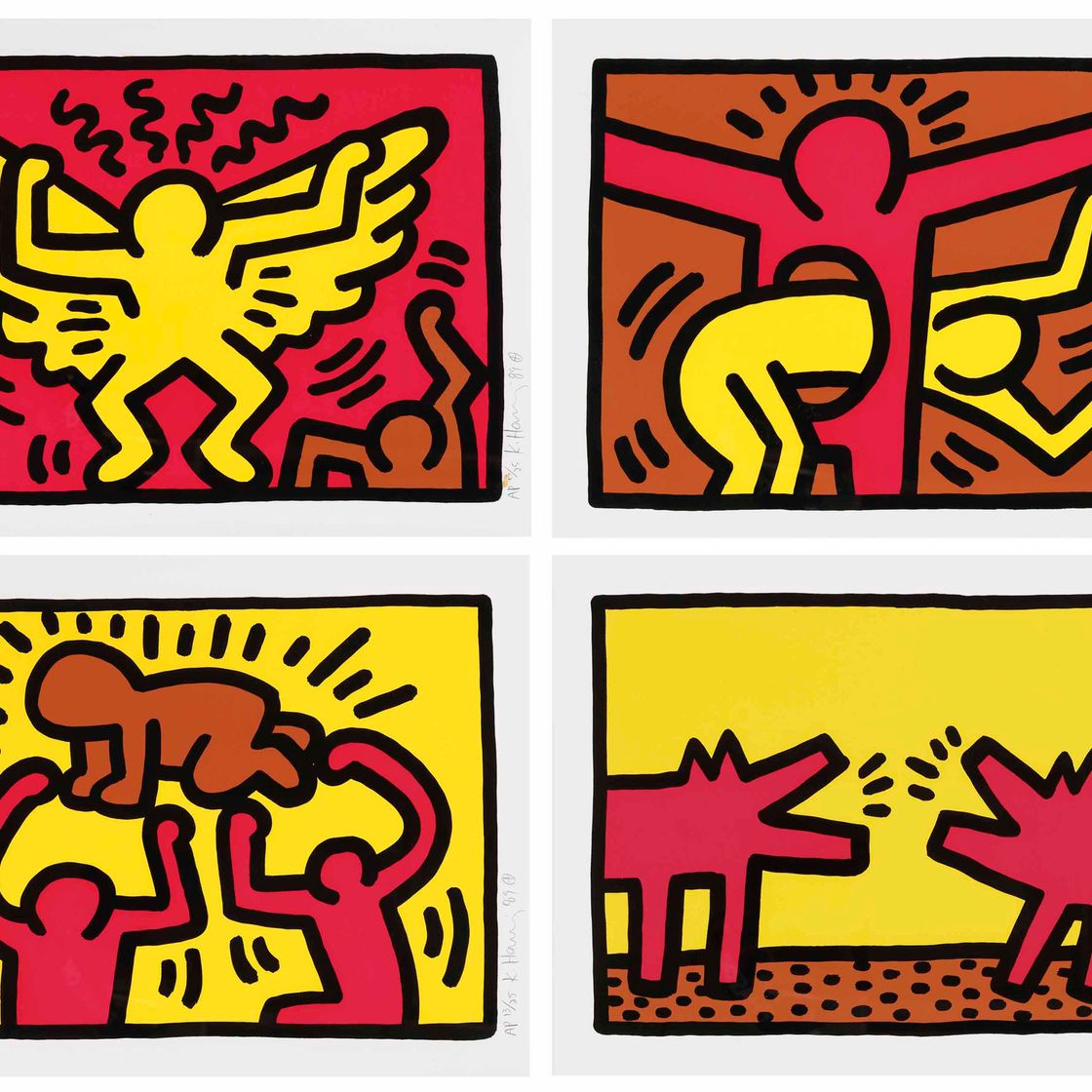 Keith Haring — Магазин поп-музыки IV, изображение 1