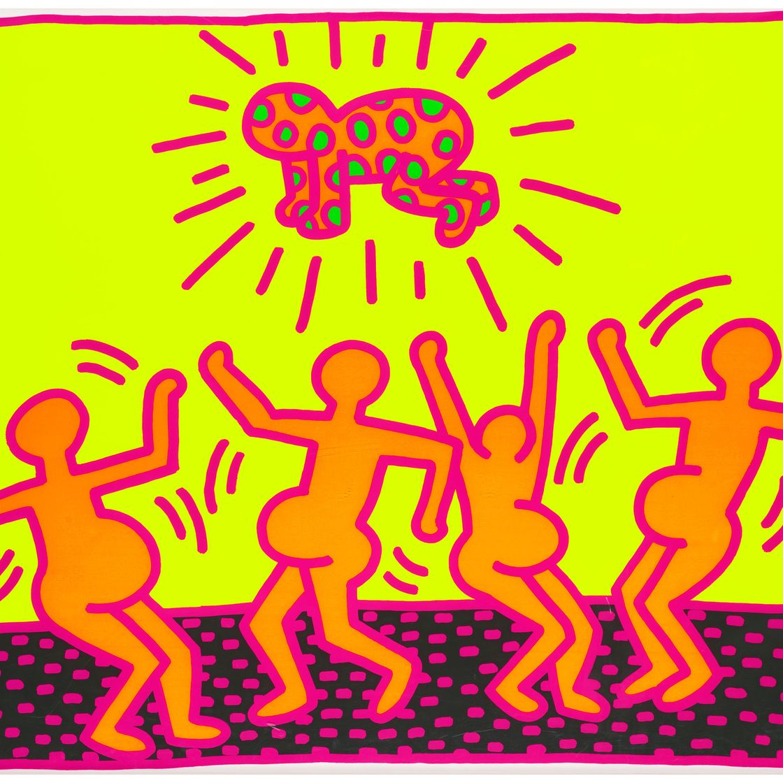 Keith Haring — Набор для лечения бесплодия: Одна тарелка