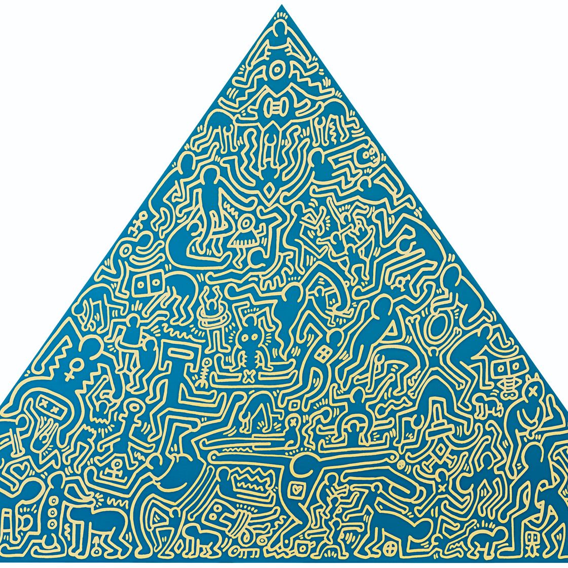 Keith Haring — Пирамида: одна тарелка