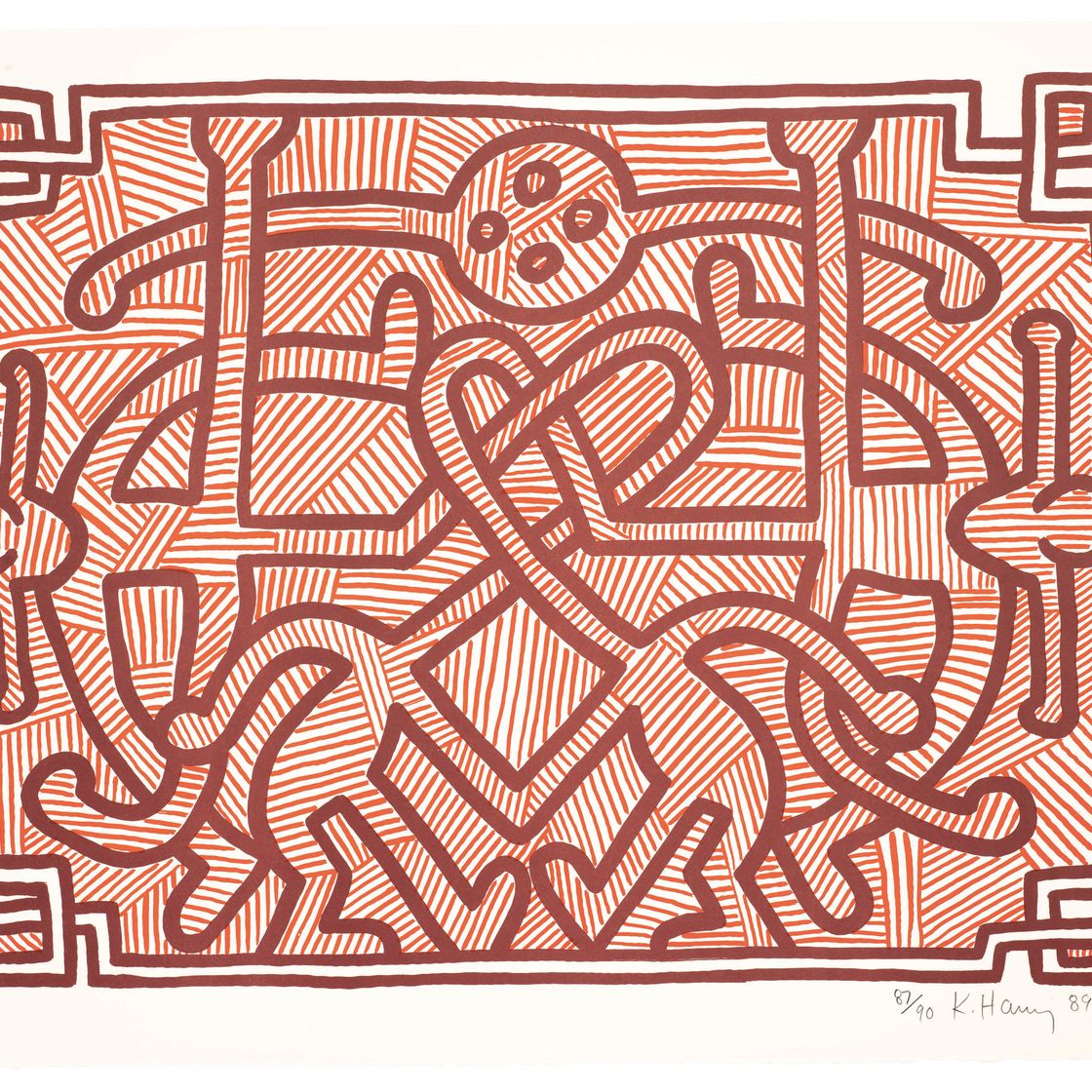 Keith Haring — Шоколадный Будда 1-5, изображение 3