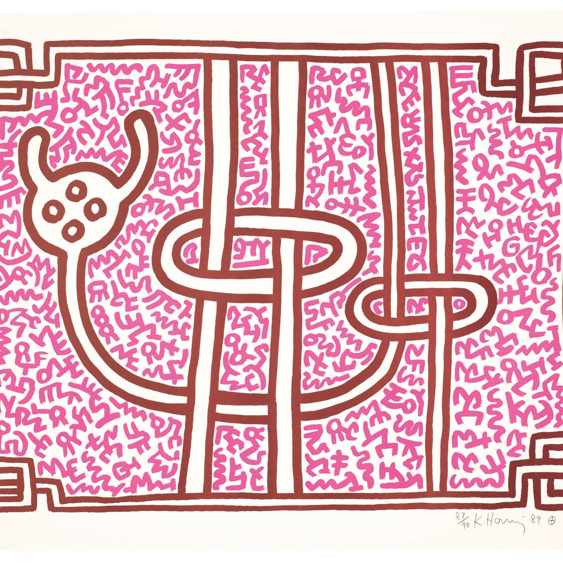Keith Haring — Шоколадный Будда 1-5, изображение 4