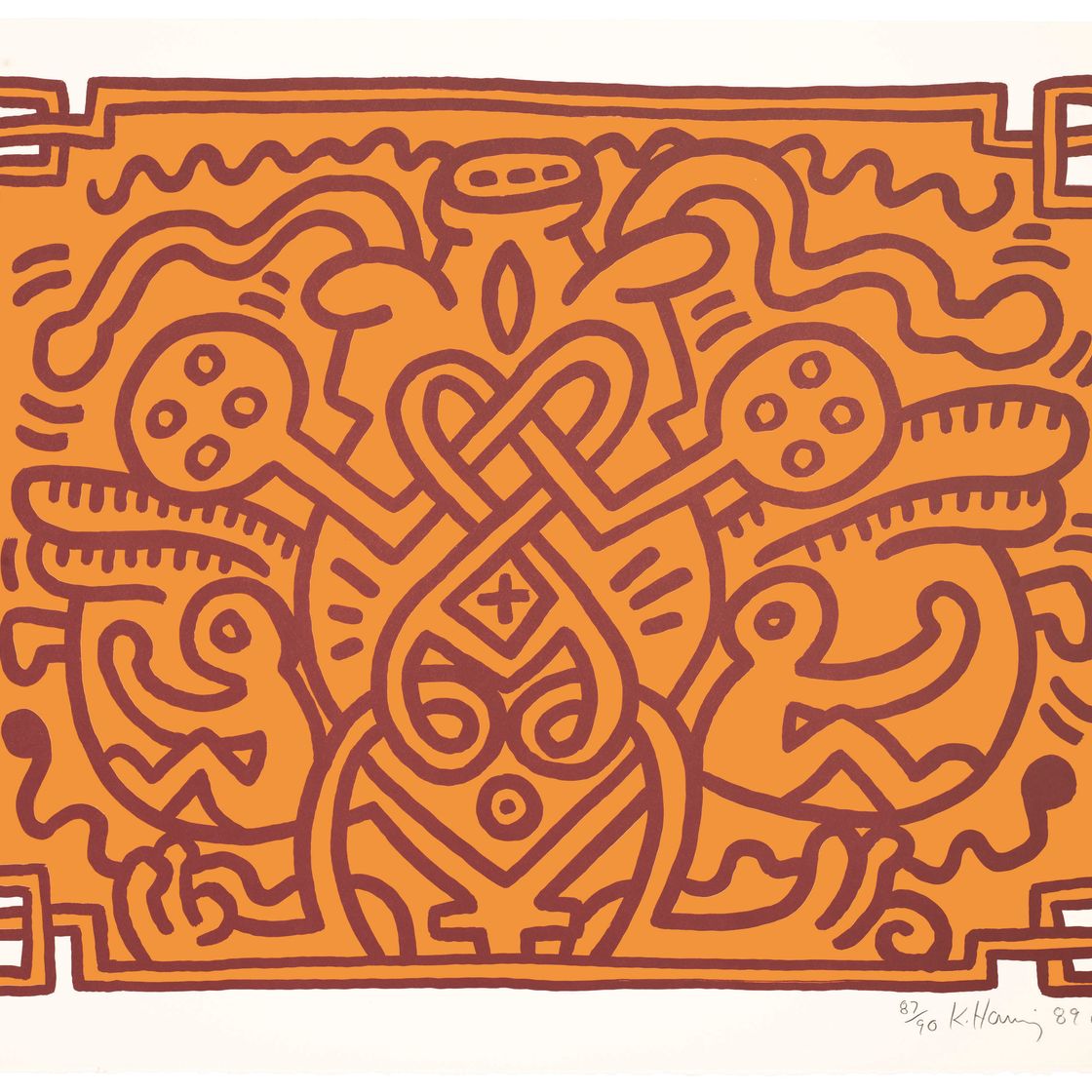 Keith Haring — Шоколадный Будда 1-5, изображение 5