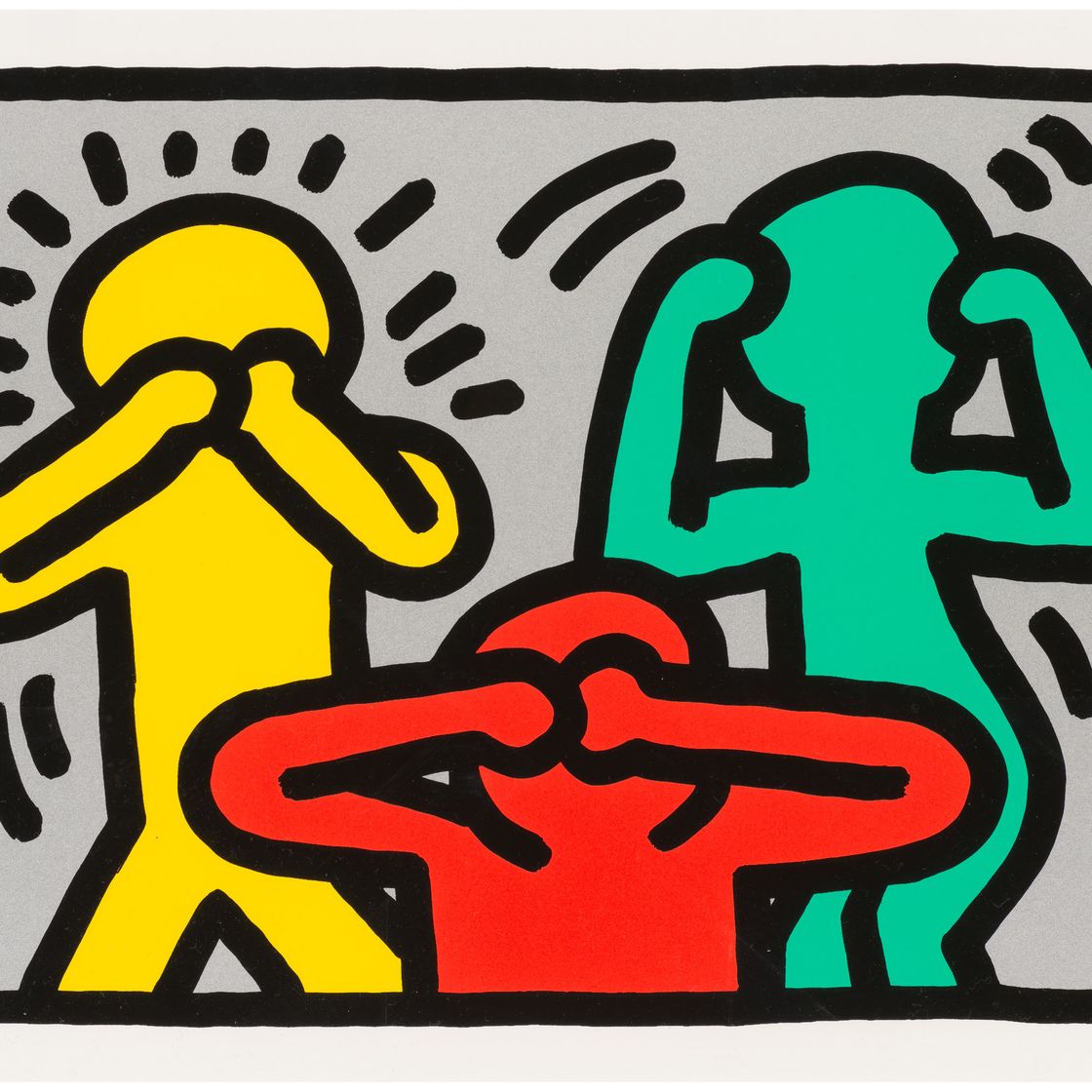 Keith Haring — Pop Shop III: Одна тарелка