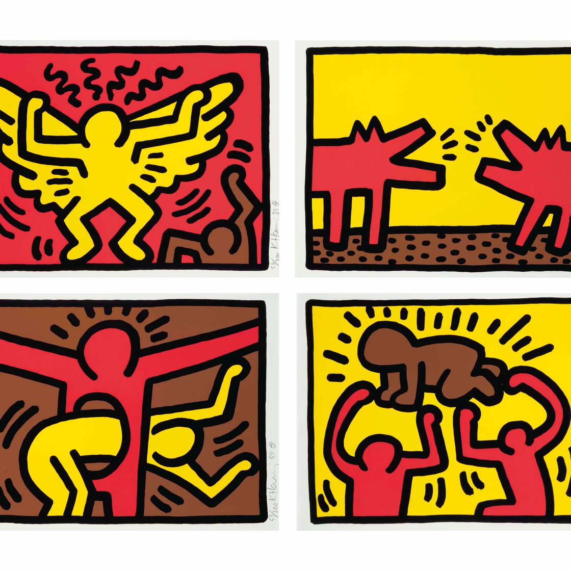Keith Haring — Магазин поп-музыки IV