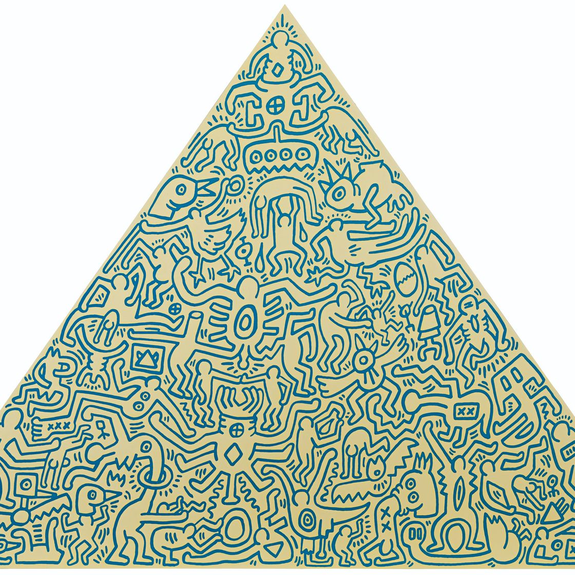 Keith Haring — Пирамида: одна тарелка