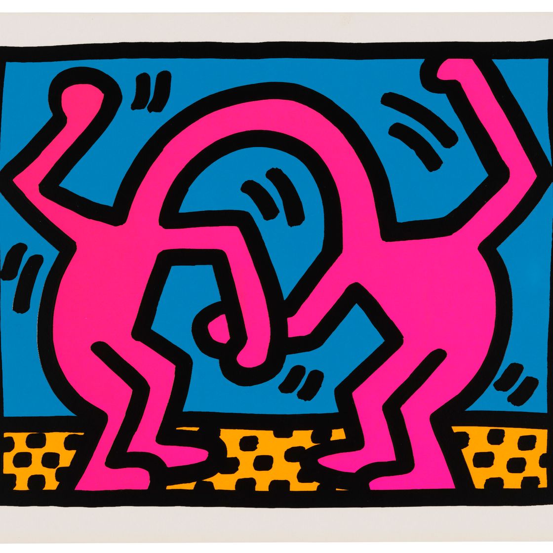 Keith Haring — Одна тарелка, от: Pop Shop II
