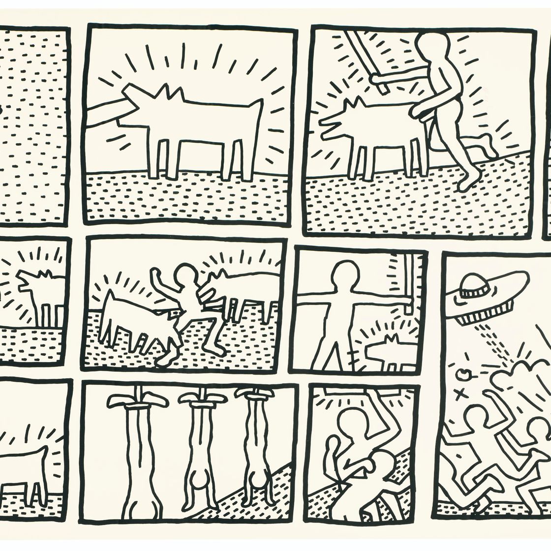 Keith Haring — Без названия , по чертежам Проекта