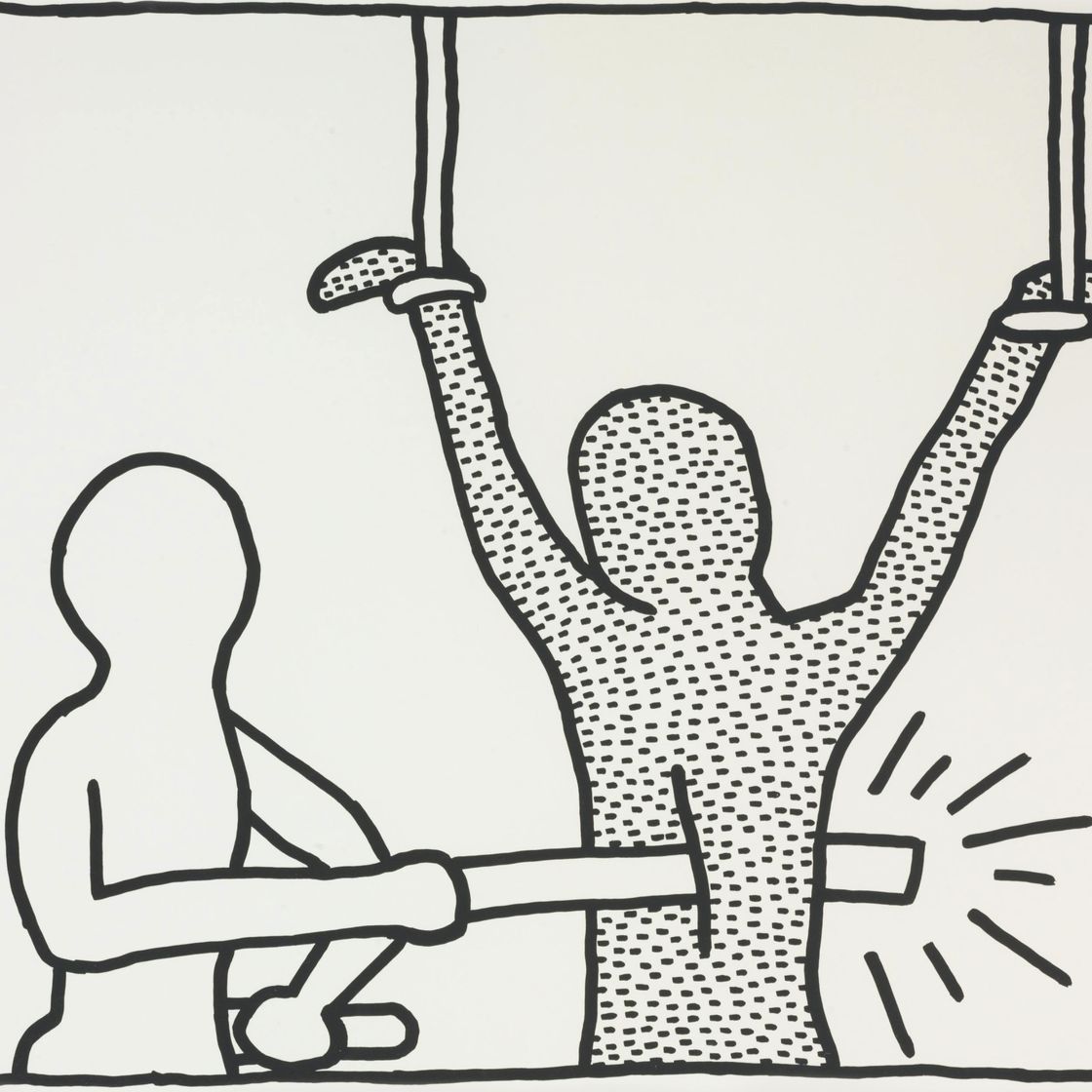 Keith Haring — Основные чертежи: одна пластина