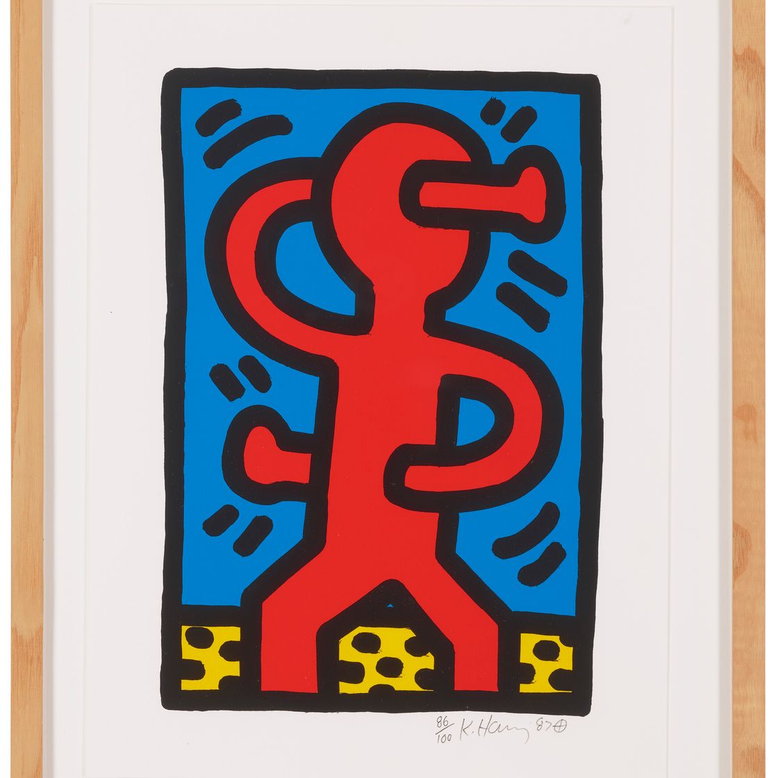 Keith Haring — Без названия : один отпечаток, изображение 2