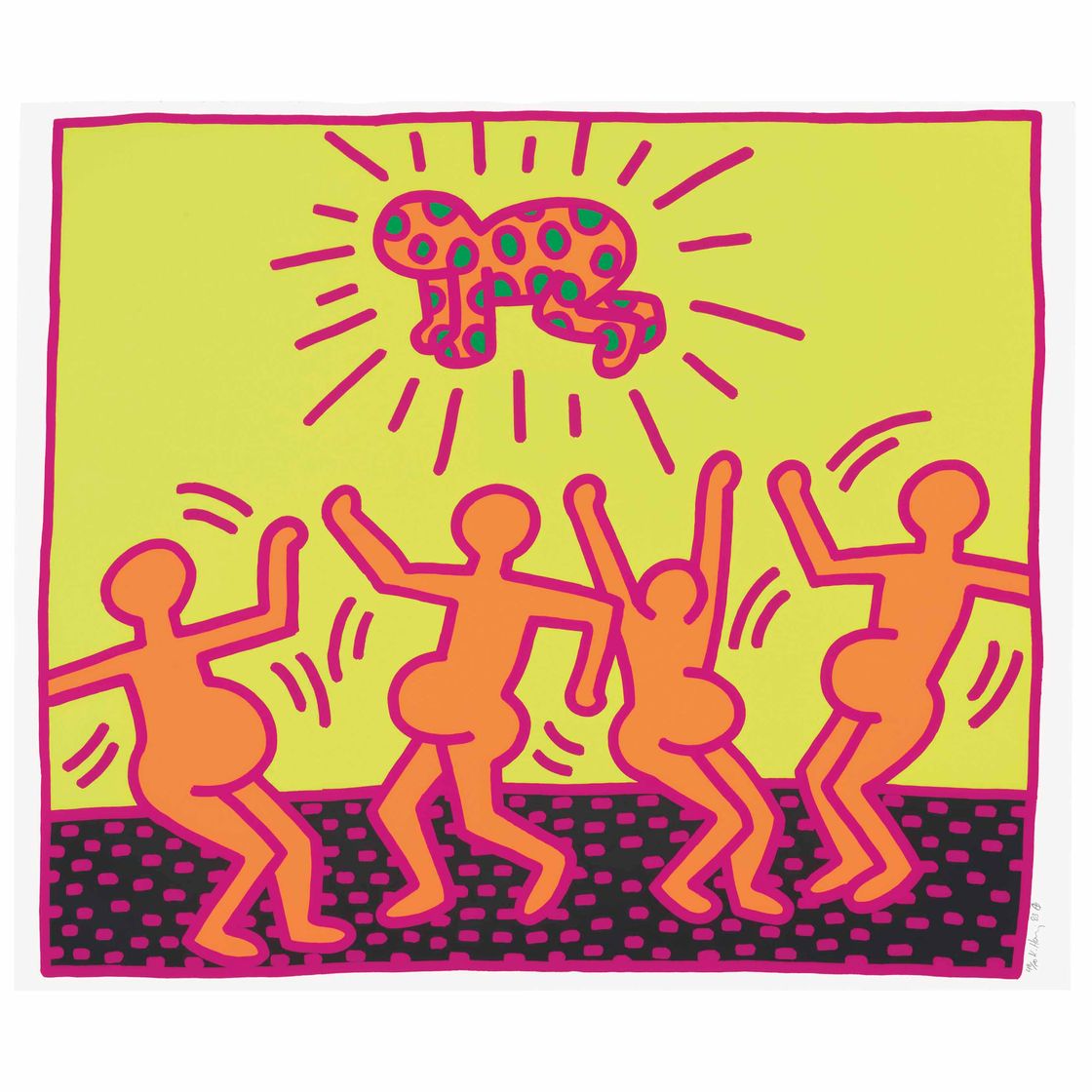Keith Haring — Набор для лечения бесплодия: одна тарелка