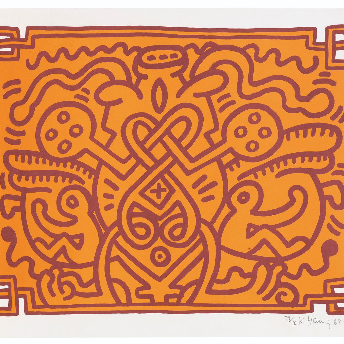 Keith Haring — Шоколадный Будда 1-5, изображение 2