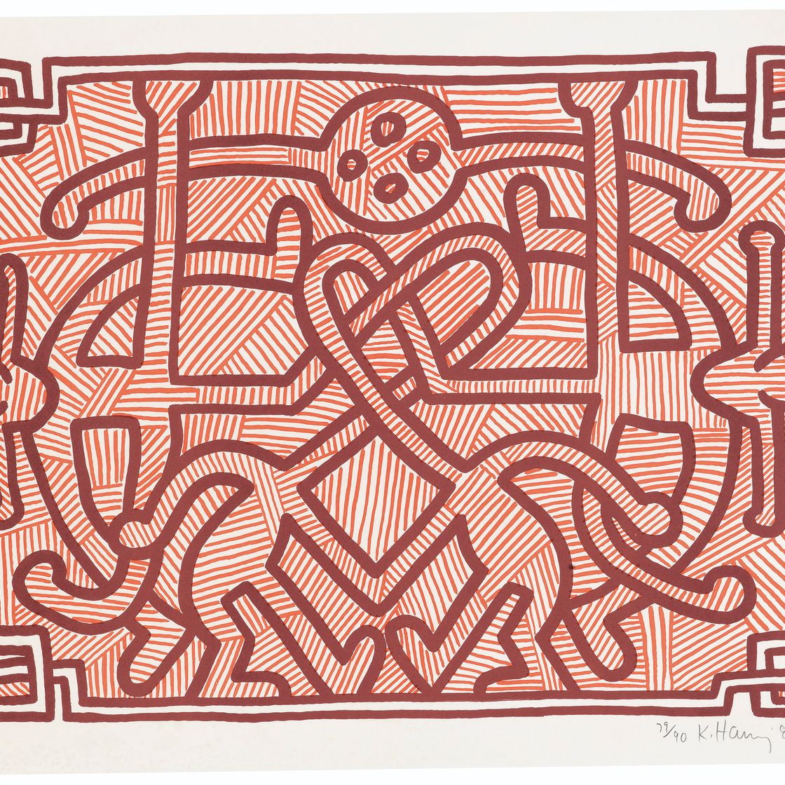 Keith Haring — Шоколадный Будда 1-5, изображение 5