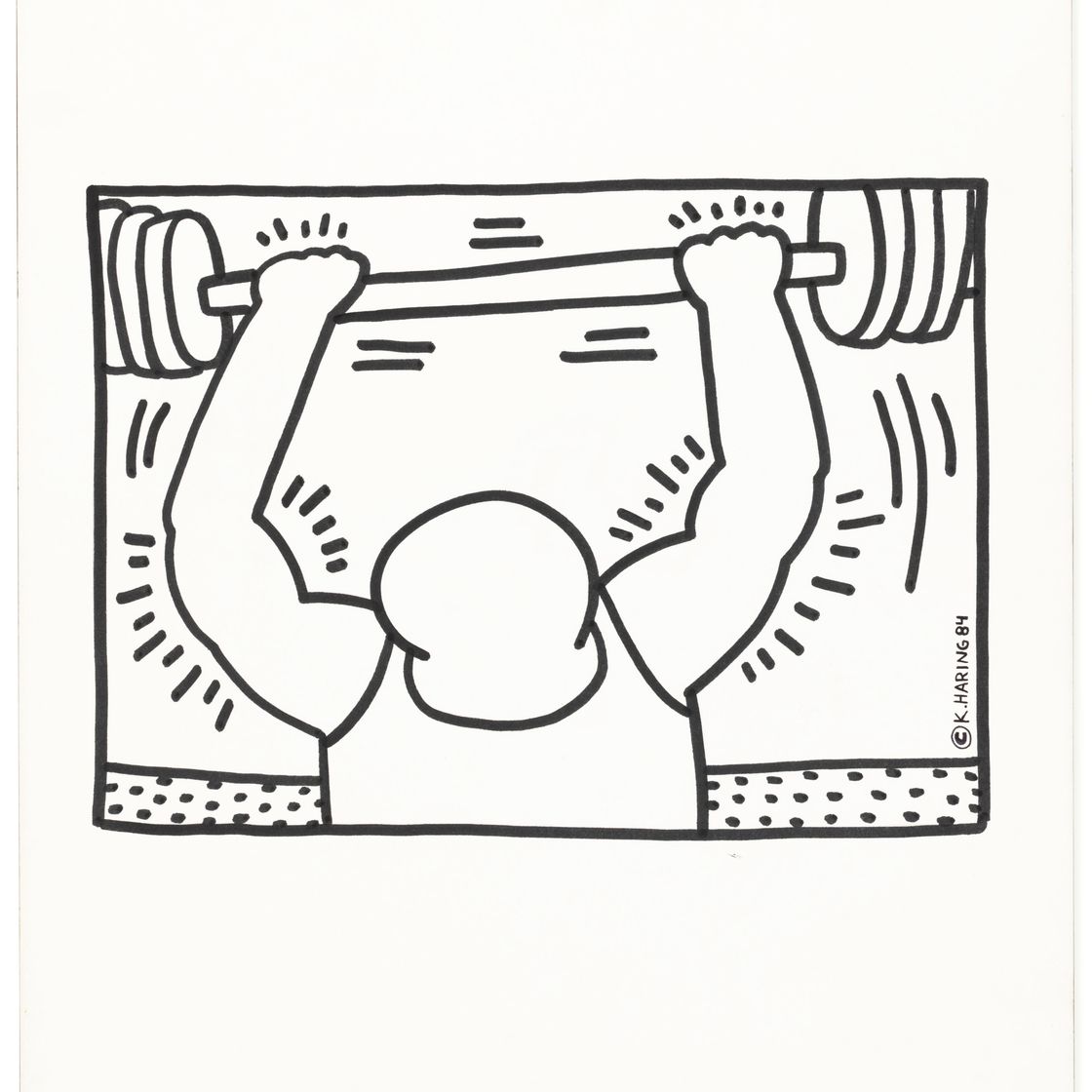 Keith Haring — Без названия