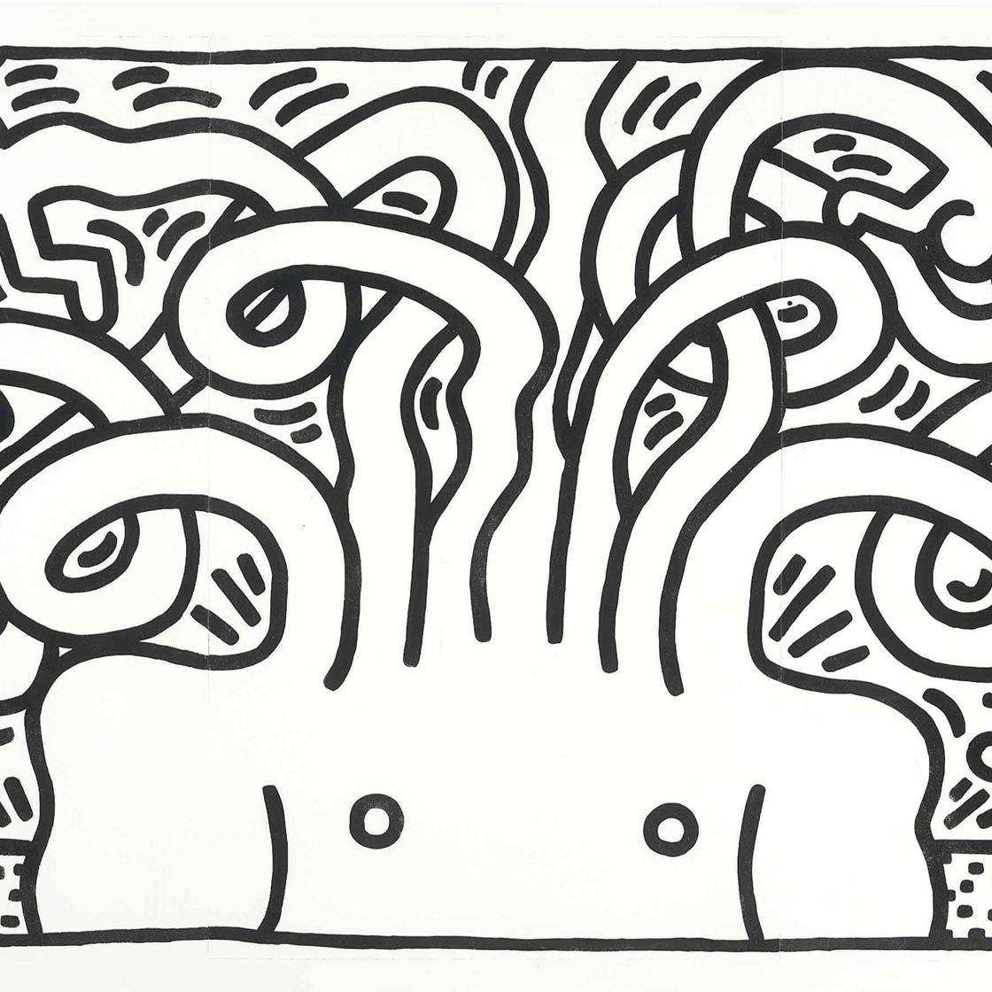 Keith Haring — Голова Медузы