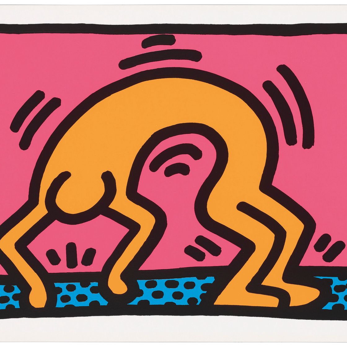 Keith Haring — Одна тарелка от: Pop Shop II