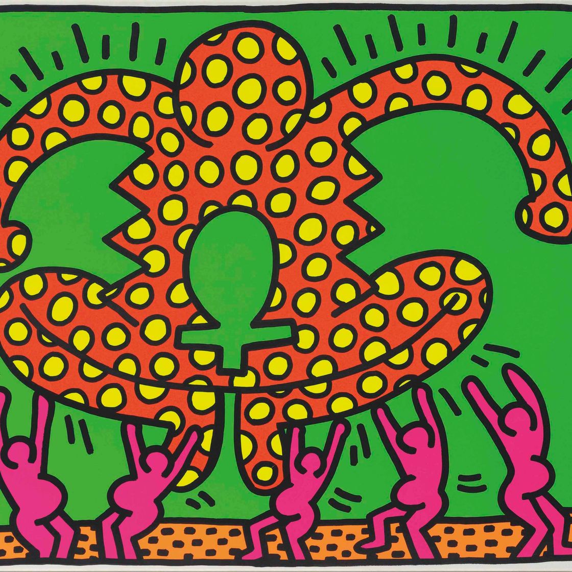 Keith Haring — Одна тарелка, из: The Fertility Suite, изображение 1